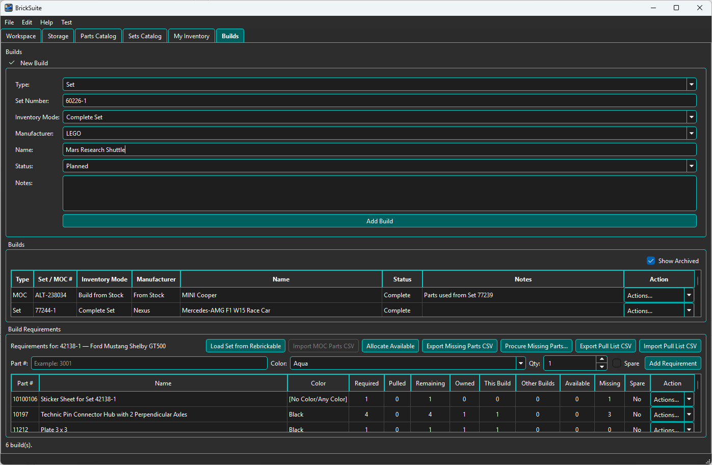 New Build configured as a Complete Set